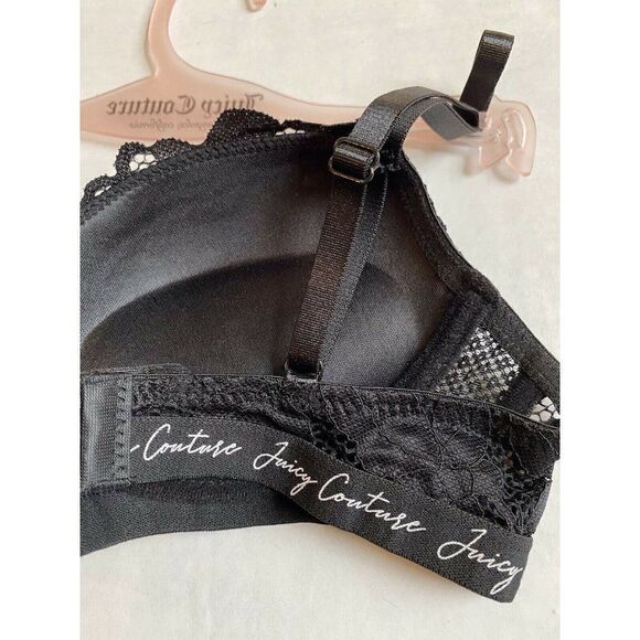 Juicy Couture Push Up Sexy Glam Lace Bra Sz 34B - Picture 8 of 9